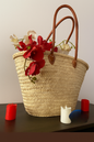 Handwoven Straw Market Basket – Perfect for the Beach or Market