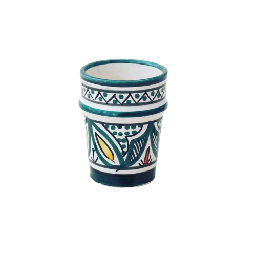 6 Traditional Moroccan handcrafted glasses