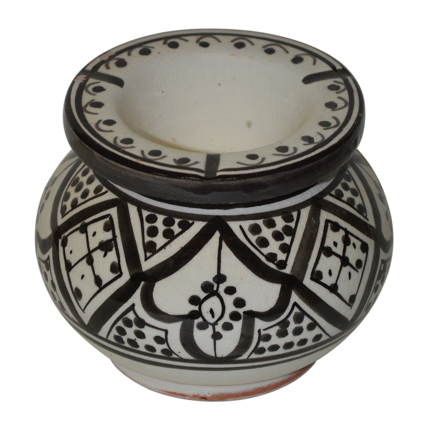 smoke ashtray medium fes black