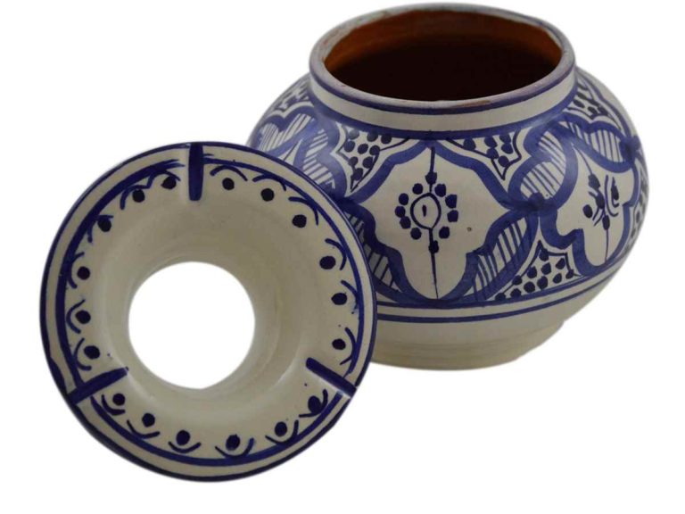 smoke ashtray medium fes blue